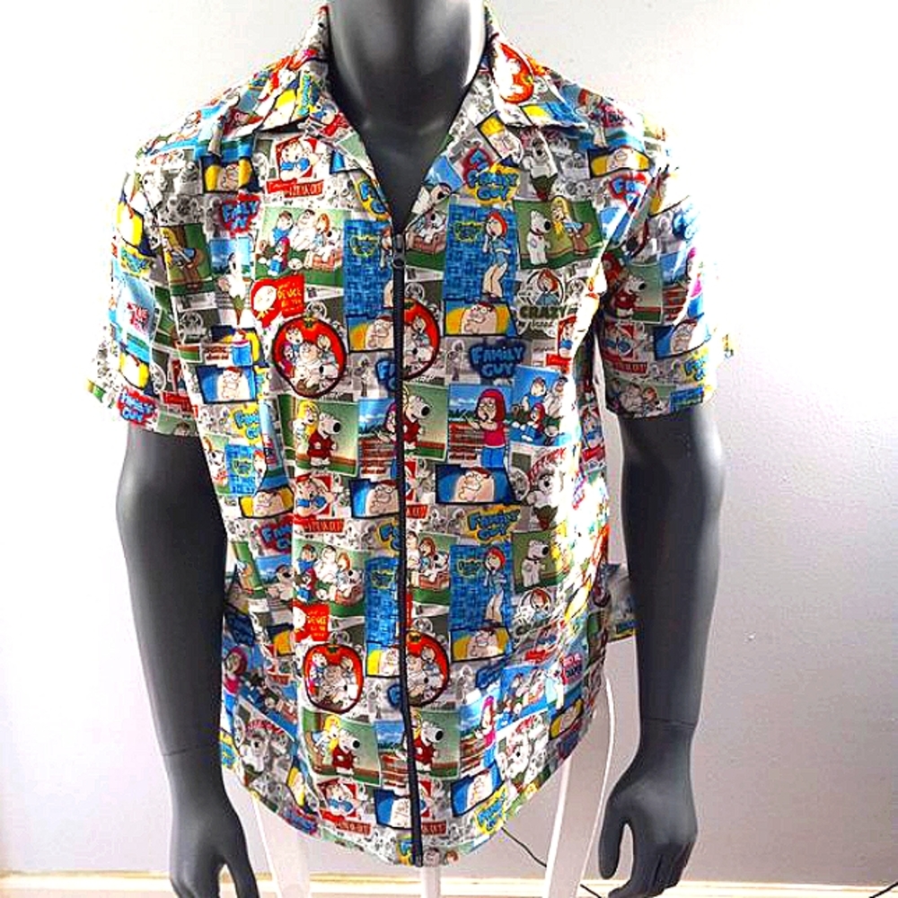 Handmade Family Guy Cartoon Shirt - Picture 8 of 13